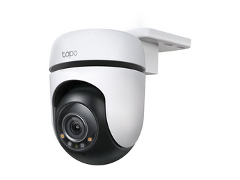 TP-Link TC41. Câmara Exterior Rotativa (Pan/Tilt). Cobertura 360°. Resolução 2K 3MP. Visão Noturna a Cores. Rastreio de Movimento Inteligente. IP65 Impermeável. Wi-Fi. - TC41