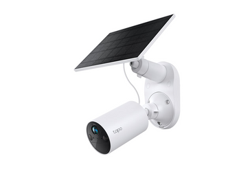 TP-Link TC82 KIT. Câmara de segurança sem fios com Painel Solar e Bateria. Resolução 2K 3MP. Sensor Starlight (Visão Noturna a Cores). Deteção AI de Pessoas. IP65. Áudio Bidirecional. - TC82 KIT