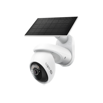 Kit de segurança TP-Link TC92. Câmara 100% sem fios com resolução 4K (8MP), bateria de 10000 mAh e painel solar. Visão noturna a cores, Wi-Fi 2.4/5GHz e IA. - TC92 KIT