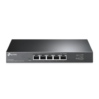 Desbloqueie a performance multi-gigabit com o switch TP-Link TL-SG105-M2. 5 portas de 2.5 Gbps, Plug & Play e caixa de metal para a máxima velocidade. - TL-SG105-M2