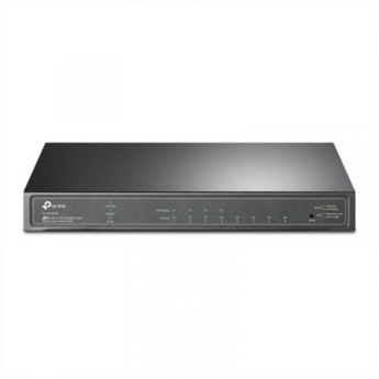 Switch Gigabit Smart TP-Link TL-SG2008P. 8 portas (4 PoE+ com 62W). Integrado no Omada SDN para gestão centralizada na Cloud. Segurança robusta, VLAN e QoS. Fanless. - TL-SG2008P