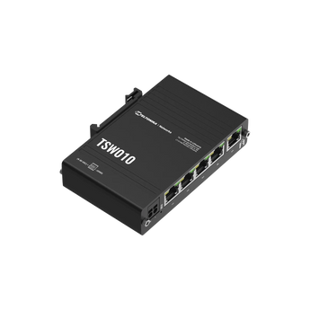 O switch Ethernet TSW010 oferece a forma mais económica de expandir a conectividade de rede para vários dispositivos Ethernet. As cinco portas Ethernet de 10/100 Mbps garantem uma ligação estável e fiável, suficiente para a maioria das aplicações ind