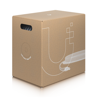 Cabo de rede Ubiquiti de Categoria 6, 23 AWG, para implementações de alta velocidade em ambientes que exigem cablagem com classificação plenum. - U-CABLE-C6-CMP
