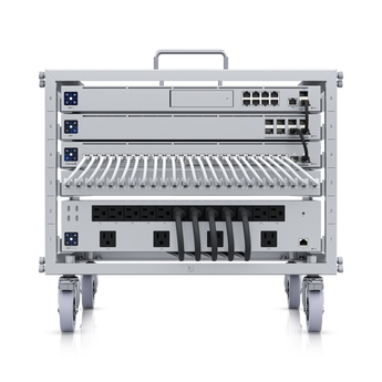 Mini rack compacto de 6U da Ubiquiti (U-Rack-6U-TL). Montagem do rack e dos equipamentos sem ferramentas. Empilhável para criar um rack de 12U. - U-RACK-6U-TL