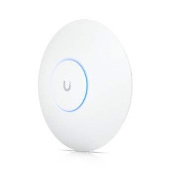 Ubiquiti U6-ENTERPRISE. Access Point WiFi 6E Tri-Band (2.4/5/6 GHz). Uplink 2.5 GbE. Suporta 600+ clientes simultâneos. Ideal para redes de ultra-alta densidade. - U6-ENTERPRISE
