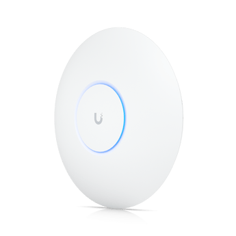 Ponto de acesso WiFi 6, de alto desempenho projetado para ambientes exigentes. Suporta 2x2 em 2.4GHz e 4x4 em 5GHz, o que permite chegar a um débito agregado de 5.3Gbps. - U6-PRO