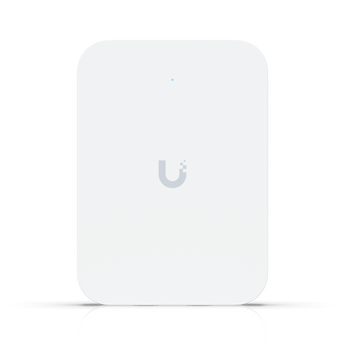 Ponto de acesso Wi-Fi 7 de parede com 4 fluxos espaciais e um switch PoE de 2.5 GbE integrado, concebido para ambientes de hotelaria. - U7-IW