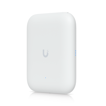 Ponto de acesso Wi-Fi 7 de exterior para todos os climas com 4 fluxos espaciais, uma super antena direcional integrada e opções de montagem versáteis - U7-OUTDOOR