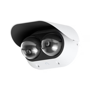 Protetor de intempéries Ubiquiti (UACC-AI-MS-2-WS-W) para a câmara UniFi AI Multi Sensor 2. Garante a qualidade de imagem e proteção exterior ideal (parede/poste).