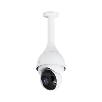 Ubiquiti UACC-AI-PTZ-PRECISION-PM-W. Suporte de montagem suspensa (Pendant Mount) branco com conector 1.5" NPS para a câmara AI PTZ Precision.
