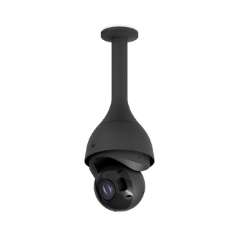 Ubiquiti UACC-AI-PTZ-PRECISION-PM-B. Suporte de montagem suspensa (Pendant Mount) preto com conector 1.5" NPS para a câmara AI PTZ Precision.