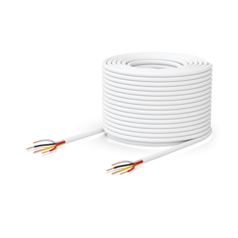 Bobine de cabo de 152.4m (500ft) Ubiquiti 2P (2 Pares). Combina 18 AWG (Fechadura) e 22 AWG (Sensor). Cabo "tudo-em-um" para UniFi Access Hub. - UACC-CABLE-DOORLOCKRELAY-2P