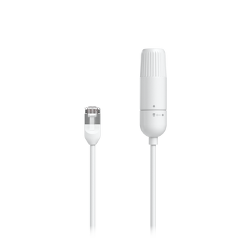 Extensor de cabo de rede Cat 6A ultra-fino da Ubiquiti. Com 15cm e tampa à prova de água (IPX6), é ideal para instalações em espaços apertados e no exterior. - UACC-CABLE-EXTENDER-C6A