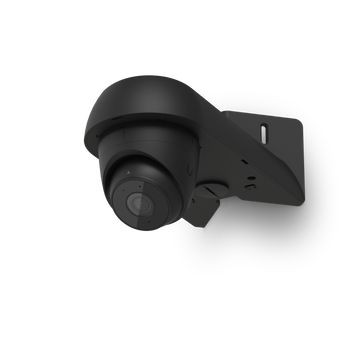 Suporte de braço em alumínio Ubiquiti UACC-CAMERA-AM-B para câmaras UniFi Turret e Dome. Instalação em parede, poste ou canto. Proteção IP66 para exterior.