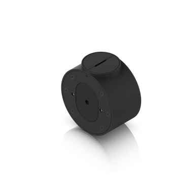 Caixa de derivação (junction box) compacta e resistente a vandalismo para câmaras UniFi G5 Ultra e G6 Bullet. Melhora a durabilidade e a estética da instalação. - UACC-CAMERA-CJB-B