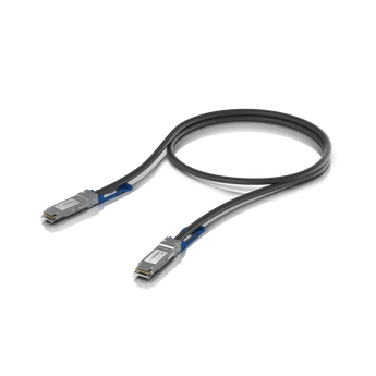 Cabo de ligação direta QSFP28 com uma taxa de dados máxima de 100 Gbps. - UACC-DAC-QSFP28-0.5M