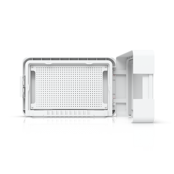Caixa de exterior à prova de intempéries (IPX6) da Ubiquiti. A UACC-Flex-Utility-Pro é ideal para proteger os seus switches UniFi Flex e Ultra no exterior. - UACC-FLEX-UTILITY-PRO