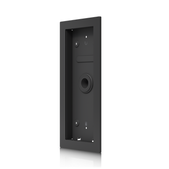 Suporte de montagem de embutir ("flush mount") para o UniFi Access Intercom. Oferece a instalação mais discreta e elegante possível em paredes. - UACC-INTERCOM-FM