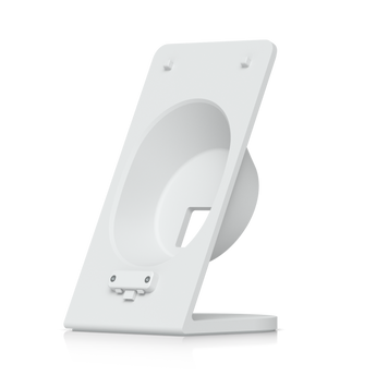 Suporte de mesa metálico da Ubiquiti, desenhado à medida para o UniFi Access Intercom Viewer. Ideal para secretárias e balcões de receção. - UACC-INTERCOM-VIEWER-TS