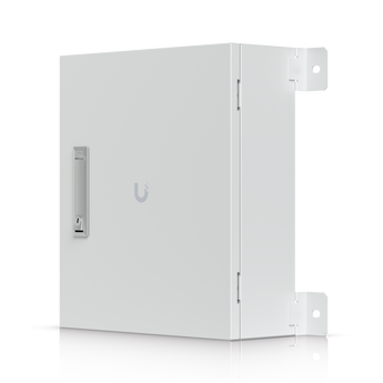 Caixa de junção robusta e à prova de intempéries (IP55) da Ubiquiti. Ideal para alojar e proteger o seu UniFi Access Hub, switches e outros acessórios. - UACC-JUNCTION-UTILITY