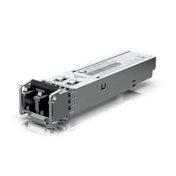 Ubiquiti UACC-OM-MM-1G-D. Transcetor SFP 1 Gbps. Fibra Ótica Multi-Mode até 550m. Conector LC Duplex UPC. Comprimento de onda 850nm. Baixo consumo. - UACC-OM-MM-1G-D