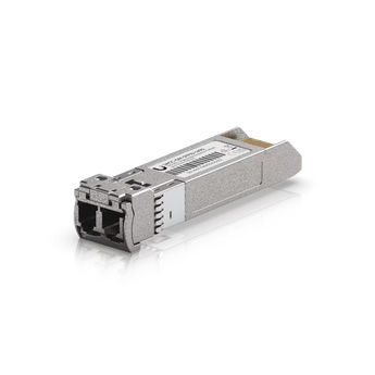 Transcetor SFP+ CWDM Ubiquiti (Modelo 1490). Velocidade 10 Gbps, comprimento de onda 1490nm. Alcance até 20km em fibra monomodo (SMF). Conector LC Duplex UPC. - UACC-OM-SFP10-1490
