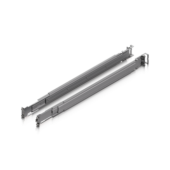Calhas deslizantes ajustáveis da Ubiquiti para equipamentos UniFi de montagem em rack. Facilita o acesso e a manutenção de equipamentos pesados. - UACC-RACK-RAILS-SLIDE