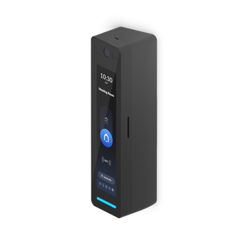 Suporte de montagem com um ângulo de 20° para os leitores UniFi Access G2-Pro e G3-Pro. Melhora a ergonomia e o ângulo de visão da câmara. Cor: Preto. - UACC-READER-PRO-AM-B