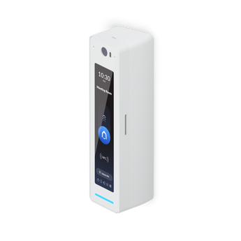 Suporte de montagem com um ângulo de 20° para os leitores UniFi Access G2-Pro e G3-Pro. Melhora a ergonomia e o ângulo de visão da câmara. Cor: Branca. - UACC-READER-PRO-AM-W
