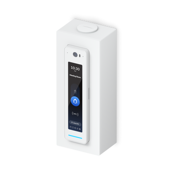 Caixa de junção para Leitores de Acesso UniFi Professional e Campainhas que suporta montagem em superfície plana e fixação em conduíte de 3/4". - UACC-READER-PRO-JB-W