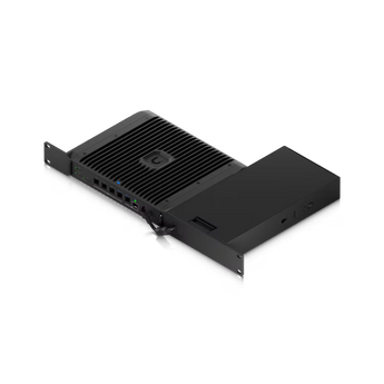 Kit de montagem em armário bastidor (1U) exclusivo para o Ubiquiti Cloud Gateway Industrial. Construção premium em aço galvanizado com botões de libertação.