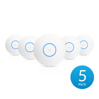 WiFi indoor AP supports 802.11ac protocol capable of delivering 450/867 Mbps speeds - PoE NÃO INCLUÍDOS. - UAP-AC-LR-5