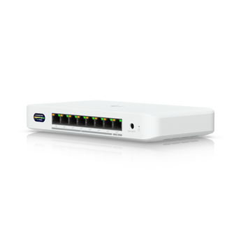 Bridge WiFi 7 de alta capacidade com switch PoE+ integrado (1x 10G, 7x 2.5G). Ideal para uplinks sem fios. - UDB-SWITCH