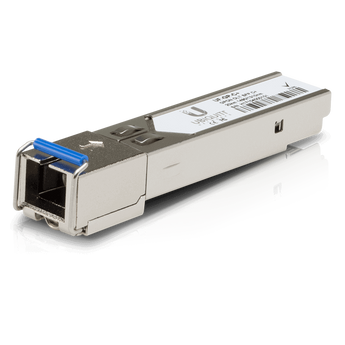 The UF-GP-C+ SFP module is designed to be used with the ports on the UF-OLT. It is a Single-Mode SC/UPC module offering an upstream data rate of up to 1.25Gbps and a downstream rate of up to 2.5Gbps. - UF-GP-C+