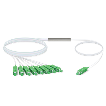 O splitter de fibra ótica transporta dados do cabo de longo alcance de um OLT de fibra e partilha-os com vários ONUs de fibra. - UF-SPLITTER-8