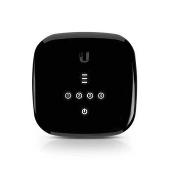 CPE GPON (ONT) da Ubiquiti com Wi-Fi 6 integrado. O UFiber WiFi 6 oferece uma solução "tudo-em-um" com 4 portas GbE para fornecedores de internet (ISPs). - UF-WIFI6
