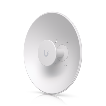 Antena parabólica compacta de 5-7 GHz com ganho de 26 dBi e ligação direta ao rádio. - UISP-DISH-MINI