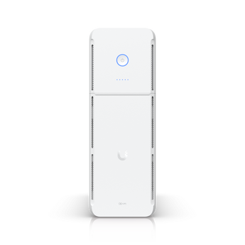 Fonte de alimentação ininterrupta (UPS) de 1kVA da Ubiquiti em formato torre. A UPS-Tower oferece gestão UniFi, 5 tomadas com bateria e "Graceful Shutdown". - UPS-TOWER