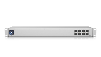 Switch de agregação Layer 2 da Ubiquiti com 8 portas 10G SFP+. O USW-Aggregation é a solução ideal e de baixo custo para criar um backbone de 10G. - USW-AGGREGATION