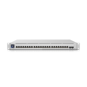 Switch PoE Layer 3 com (12) portas 2.5GbE, 802.3at PoE+, (12) GbE, 802.3at PoE+ e (2) 10G SFP+ - USW-ENTERPRISE-24-POE