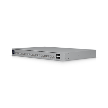 Switch Layer 3 Profissional com (2) portas 10 GbE, (22) portas 2.5 GbE e (4) portas 10G SFP+. - USW-PRO-HD-24