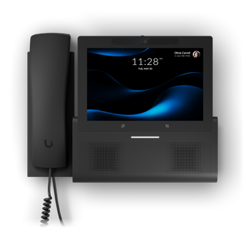 Telefone de parede de nova geração para UniFi Talk. O G3 Touch Wall oferece um ecrã tátil HD de 7", câmara de 5MP, Wi-Fi e Bluetooth integrados. - UTP-G3-TOUCH-WALL