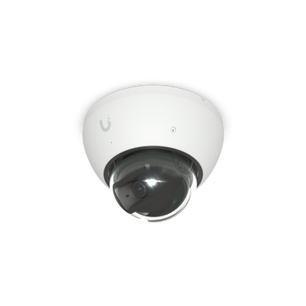 Câmara dome 4K da Ubiquiti com máxima resistência (IK10/IP66). A AI Dome oferece reconhecimento facial/matrículas e visão noturna de 40m. - UVC-AI-DOME-W