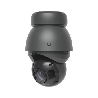 Câmara PTZ 4K de nível industrial da Ubiquiti. A AI PTZ Precision oferece um zoom ótico de 31x, autofocus LiDAR, visão noturna de 100m e reconhecimento por IA. - UVC-AI-PTZ-PRECISION-B