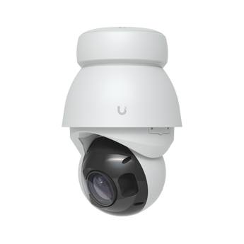 Câmara PTZ 4K de nível industrial da Ubiquiti. A AI PTZ Precision oferece um zoom ótico de 31x, autofocus LiDAR, visão noturna de 100m e reconhecimento por IA. - UVC-AI-PTZ-PRECISION-W