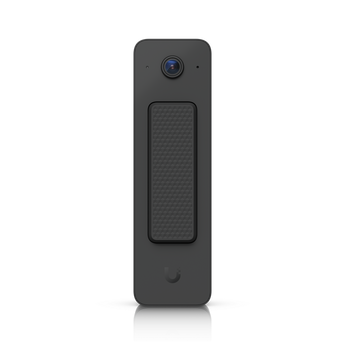 Campainha vídeo UVC-Doorbell-B (Preta). Resolução 5MP vertical (3:4), áudio bidirecional e visão noturna (5m). Alimentada por PoE e gerida pelo UniFi Protect. - UVC-DOORBELL-LITE-B