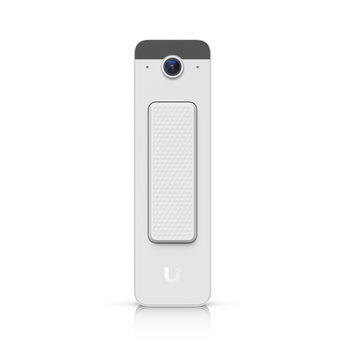 Ubiquiti UVC-Doorbell-Lite-W. Vídeo porteiro PoE compacto. Resolução 5MP (3:4) com visão noturna e deteção AI. Áudio bidirecional. Proteção IPX5. Instalação plug-and-play. - UVC-DOORBELL-LITE-W