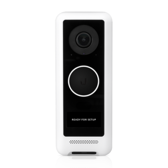 UniFi Protect G4 Doorbell is a Wi-Fi video doorbell with a built-in display and real-time two-way audio communication. - UVC-G4-DOORBELL