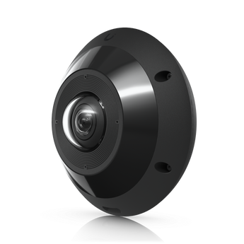 Câmara panorâmica 360° da Ubiquiti com resolução de 12MP e máxima resistência (IK10/IP66). A G6 Pro 360 oferece PTZ digital e visão noturna Smart IR. - UVC-G6-PRO-360-B