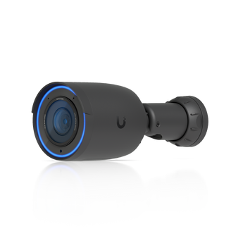 Câmara de segurança 4K da Ubiquiti para todos os climas. A UVC-G6-Pro-Bullet oferece zoom ótico 2.36x, reconhecimento facial/matrículas e visão noturna de 40m. - UVC-G6-PRO-BULLET-B
